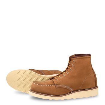 Red Wing 6-inch Classic Moc Short Boot in Honey Chinook Leather Laarzen Dames Bruin - 3372
